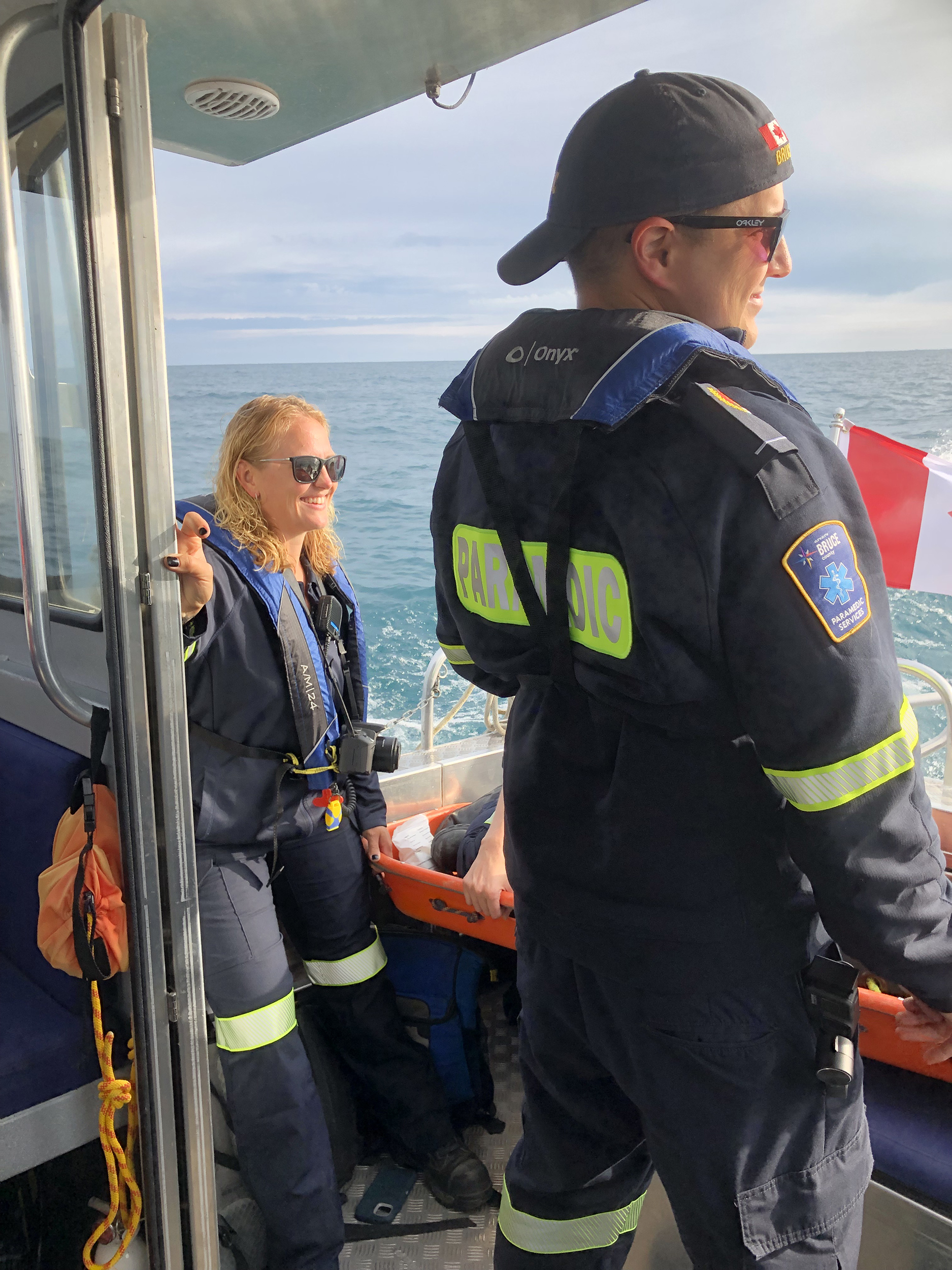 Paramedics receive Chantry Island emergency training