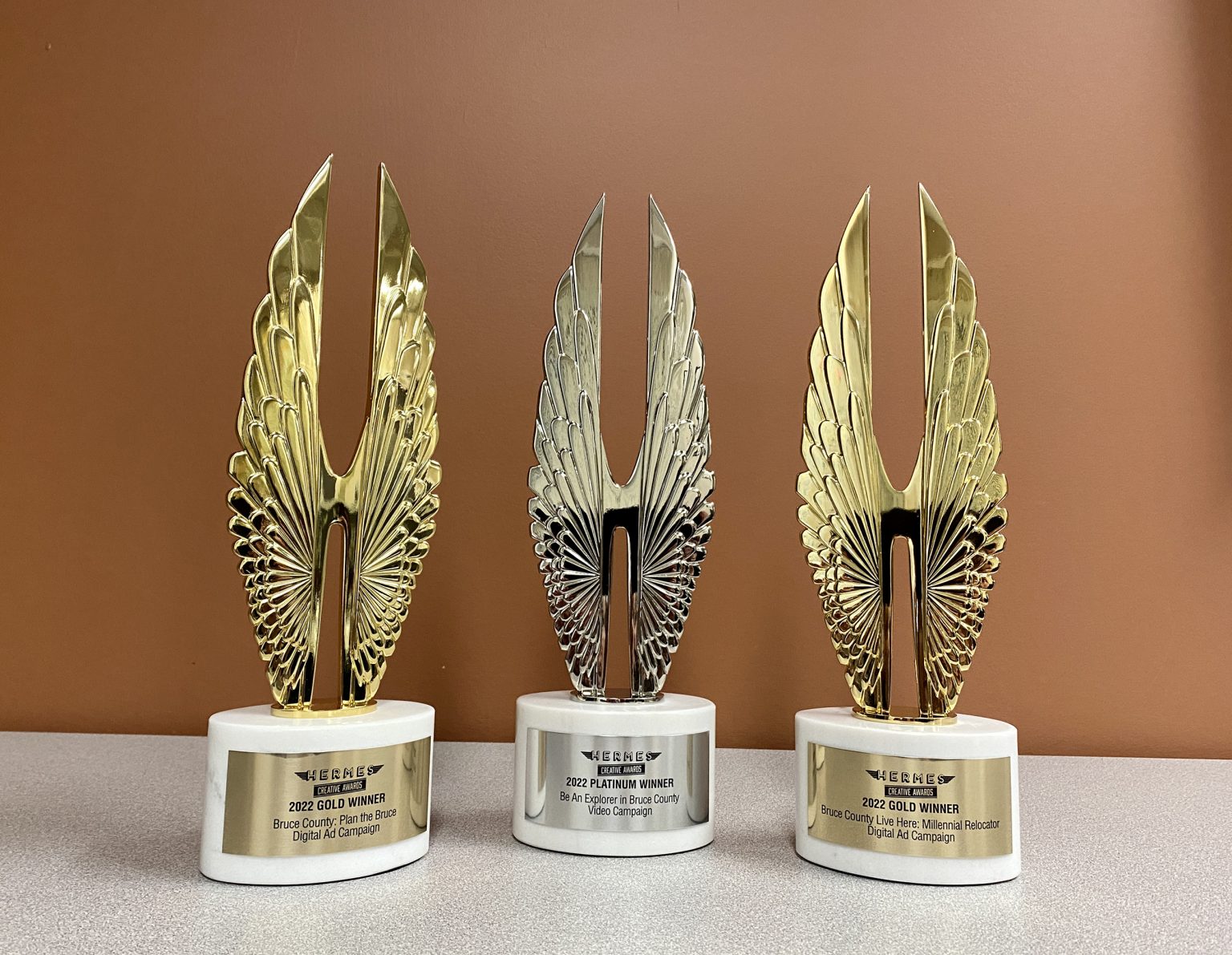 Bruce County wins three Hermes Creative Awards for 2022