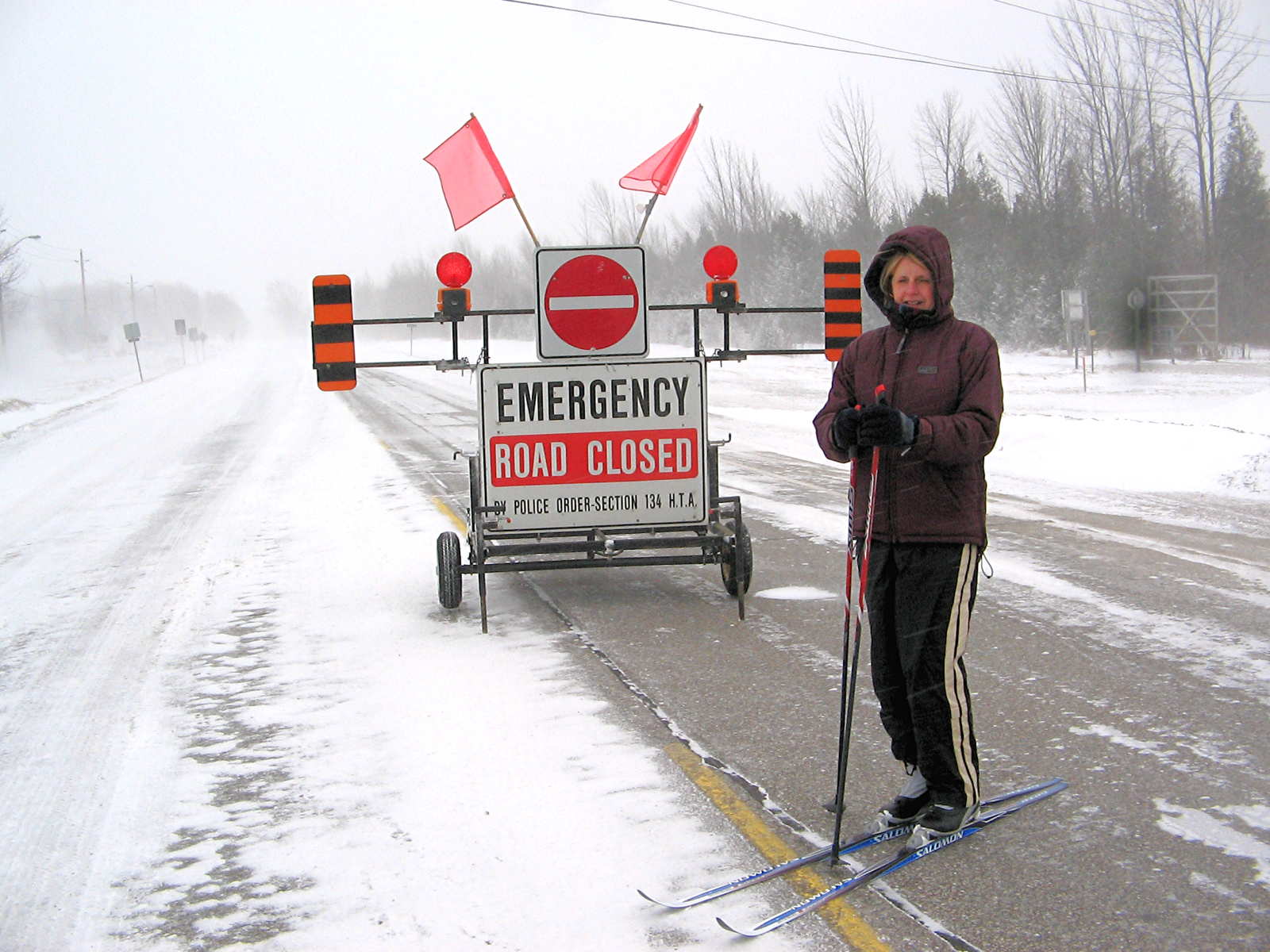 Snowbound and storm stayed the lessons of 1947