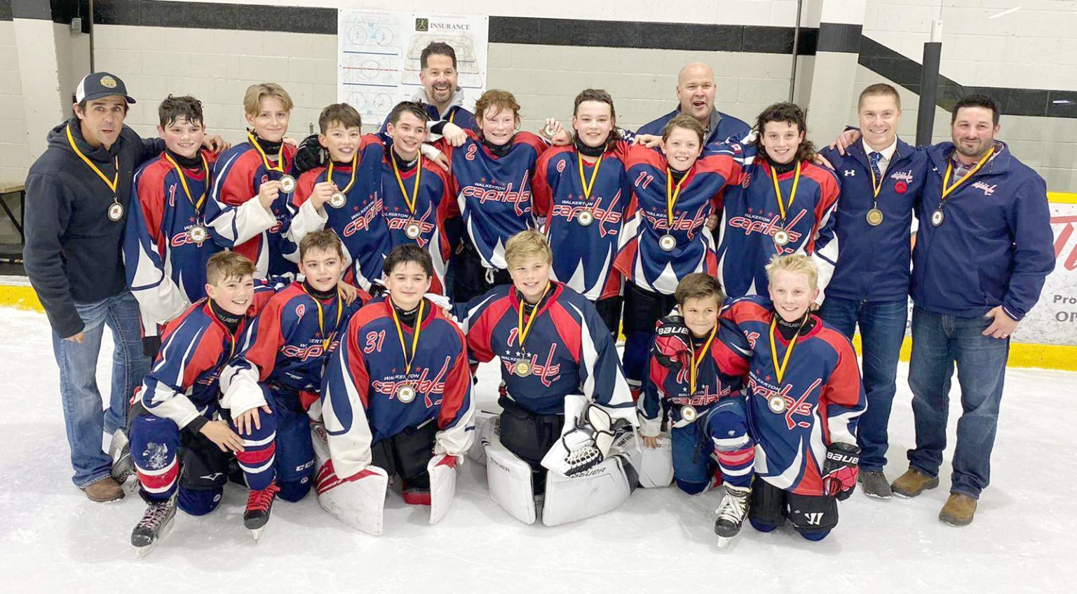 Walkerton Capitals U13 Rep C Team Wins Mitchell Tourney