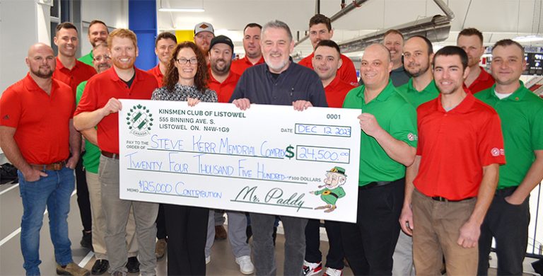Kinsmen complete financial pledge to Steve Kerr Memorial Complex