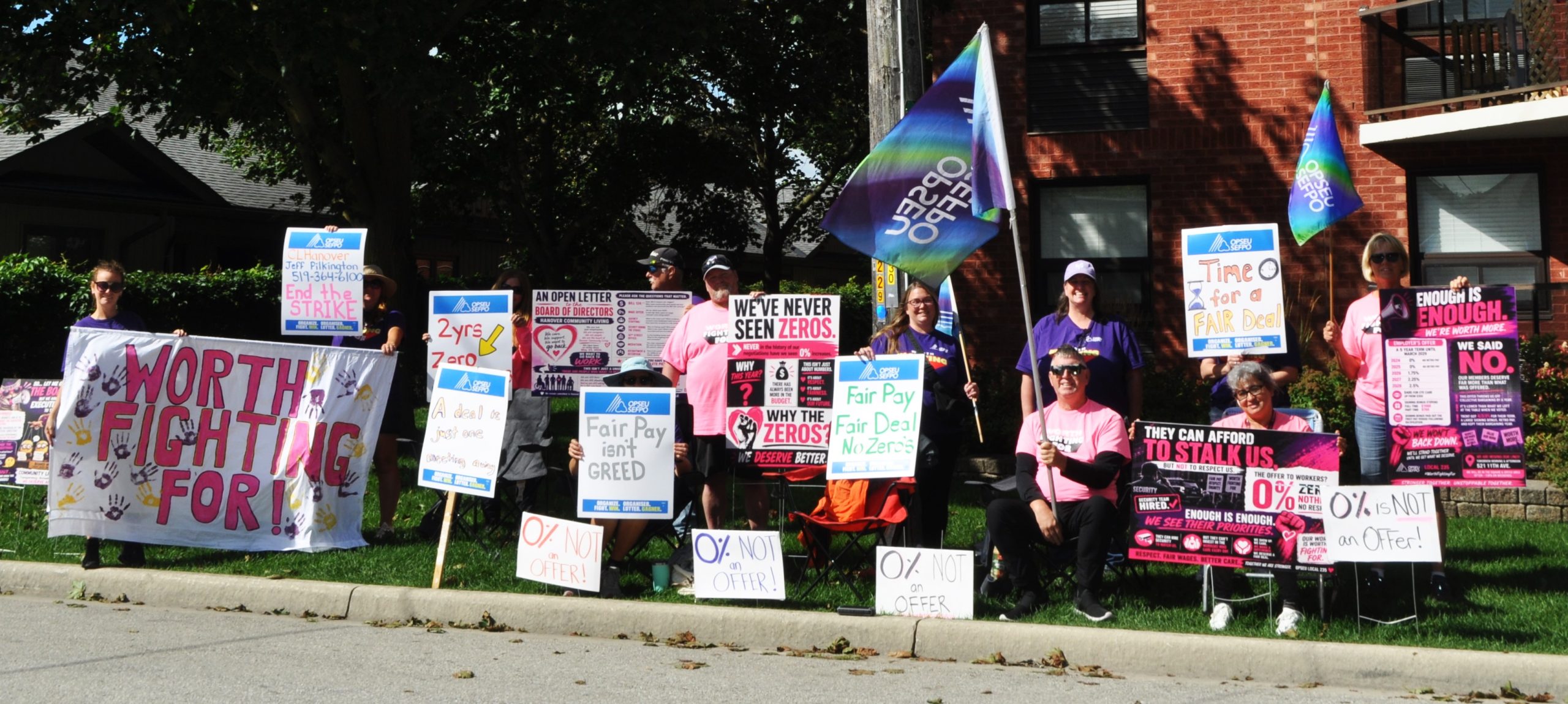 Community Living workers still on strike, hoping for fair contract